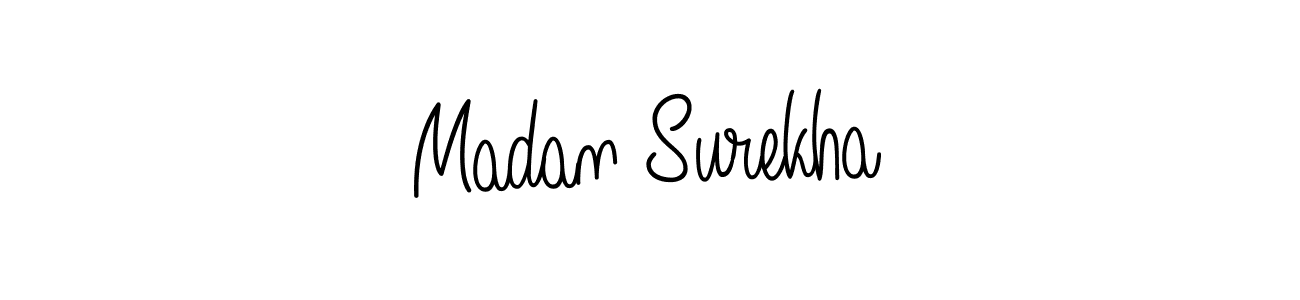 Also You can easily find your signature by using the search form. We will create Madan Surekha name handwritten signature images for you free of cost using Angelique-Rose-font-FFP sign style. Madan Surekha signature style 5 images and pictures png