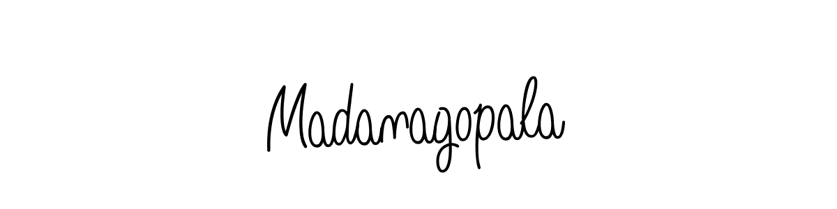 Design your own signature with our free online signature maker. With this signature software, you can create a handwritten (Angelique-Rose-font-FFP) signature for name Madanagopala. Madanagopala signature style 5 images and pictures png