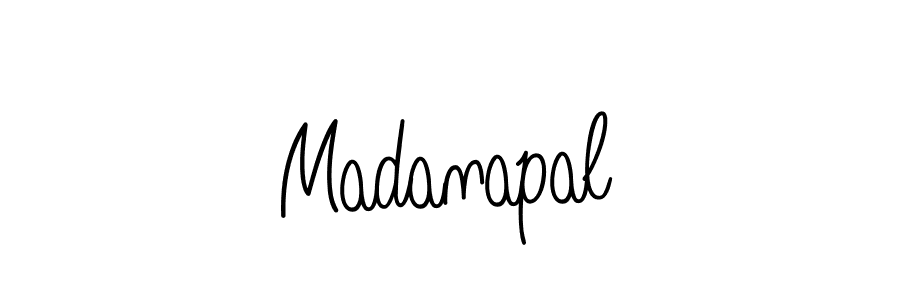 Make a beautiful signature design for name Madanapal. Use this online signature maker to create a handwritten signature for free. Madanapal signature style 5 images and pictures png