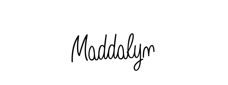 How to Draw Maddalyn signature style? Angelique-Rose-font-FFP is a latest design signature styles for name Maddalyn. Maddalyn signature style 5 images and pictures png