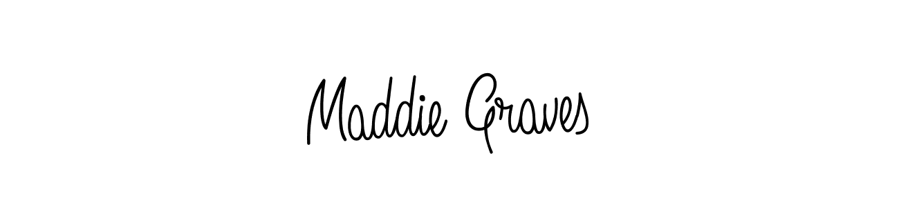 Make a beautiful signature design for name Maddie Graves. With this signature (Angelique-Rose-font-FFP) style, you can create a handwritten signature for free. Maddie Graves signature style 5 images and pictures png