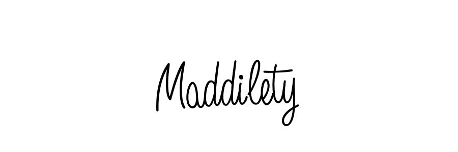 You should practise on your own different ways (Angelique-Rose-font-FFP) to write your name (Maddilety) in signature. don't let someone else do it for you. Maddilety signature style 5 images and pictures png