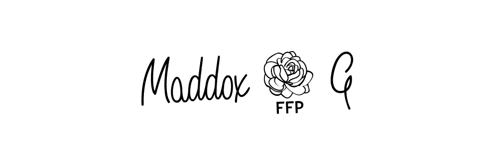 You should practise on your own different ways (Angelique-Rose-font-FFP) to write your name (Maddox 1 G) in signature. don't let someone else do it for you. Maddox 1 G signature style 5 images and pictures png