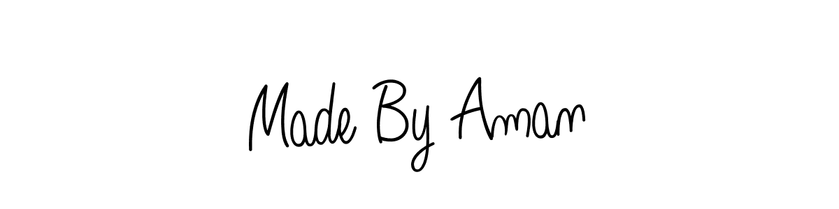 Make a beautiful signature design for name Made By Aman. With this signature (Angelique-Rose-font-FFP) style, you can create a handwritten signature for free. Made By Aman signature style 5 images and pictures png