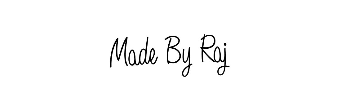 Make a beautiful signature design for name Made By Raj. With this signature (Angelique-Rose-font-FFP) style, you can create a handwritten signature for free. Made By Raj signature style 5 images and pictures png