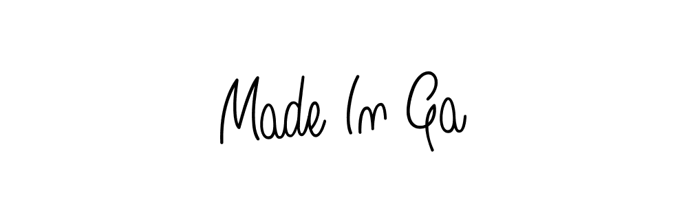 Made In Ga stylish signature style. Best Handwritten Sign (Angelique-Rose-font-FFP) for my name. Handwritten Signature Collection Ideas for my name Made In Ga. Made In Ga signature style 5 images and pictures png
