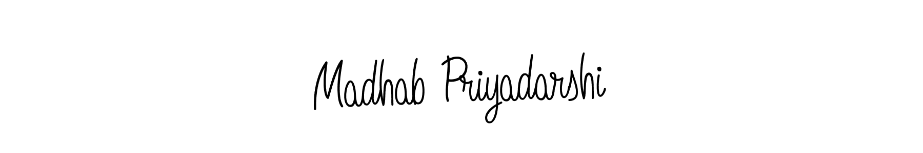 Design your own signature with our free online signature maker. With this signature software, you can create a handwritten (Angelique-Rose-font-FFP) signature for name Madhab Priyadarshi. Madhab Priyadarshi signature style 5 images and pictures png