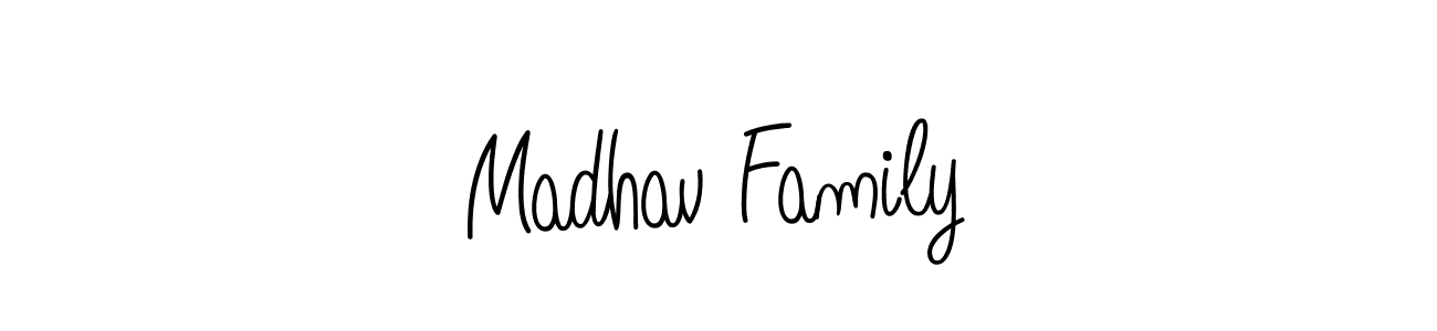 Make a short Madhav Family signature style. Manage your documents anywhere anytime using Angelique-Rose-font-FFP. Create and add eSignatures, submit forms, share and send files easily. Madhav Family signature style 5 images and pictures png