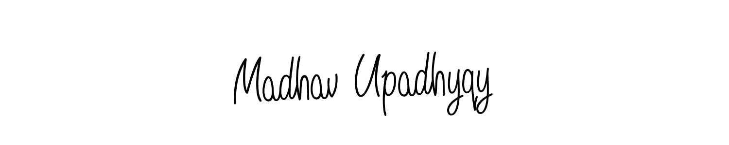 Here are the top 10 professional signature styles for the name Madhav Upadhyqy. These are the best autograph styles you can use for your name. Madhav Upadhyqy signature style 5 images and pictures png