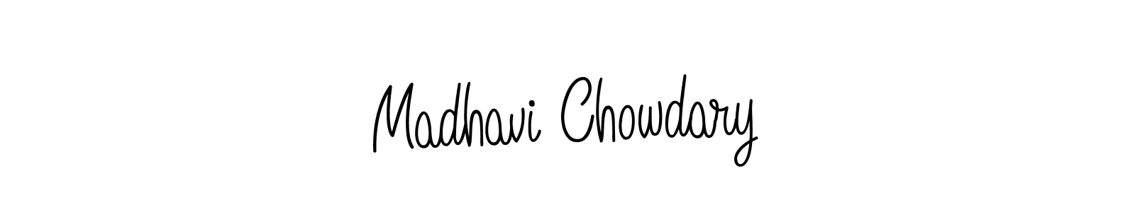 Here are the top 10 professional signature styles for the name Madhavi Chowdary. These are the best autograph styles you can use for your name. Madhavi Chowdary signature style 5 images and pictures png