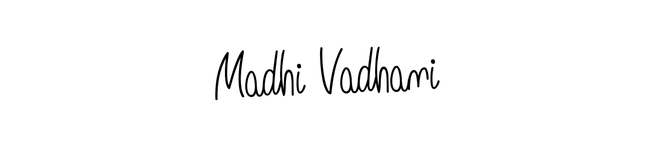 How to Draw Madhi Vadhani signature style? Angelique-Rose-font-FFP is a latest design signature styles for name Madhi Vadhani. Madhi Vadhani signature style 5 images and pictures png