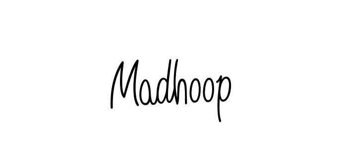 Create a beautiful signature design for name Madhoop. With this signature (Angelique-Rose-font-FFP) fonts, you can make a handwritten signature for free. Madhoop signature style 5 images and pictures png
