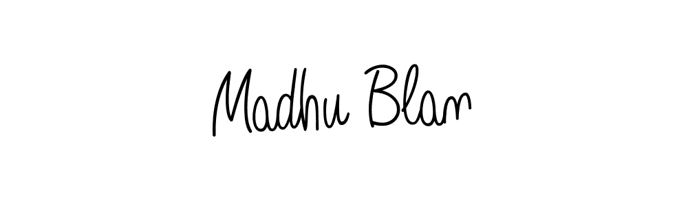 if you are searching for the best signature style for your name Madhu Blan. so please give up your signature search. here we have designed multiple signature styles  using Angelique-Rose-font-FFP. Madhu Blan signature style 5 images and pictures png
