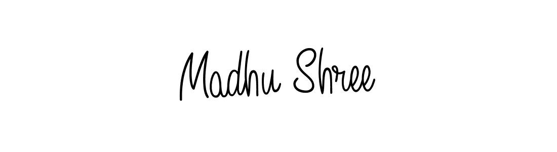 How to Draw Madhu Shree signature style? Angelique-Rose-font-FFP is a latest design signature styles for name Madhu Shree. Madhu Shree signature style 5 images and pictures png