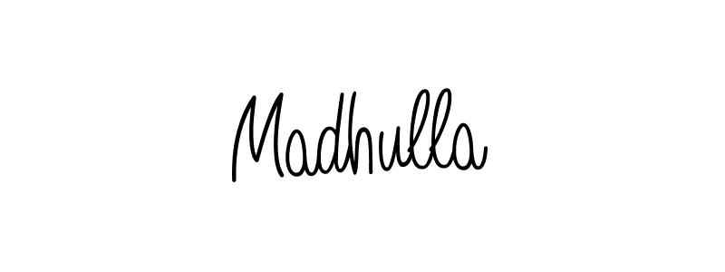 Madhulla stylish signature style. Best Handwritten Sign (Angelique-Rose-font-FFP) for my name. Handwritten Signature Collection Ideas for my name Madhulla. Madhulla signature style 5 images and pictures png