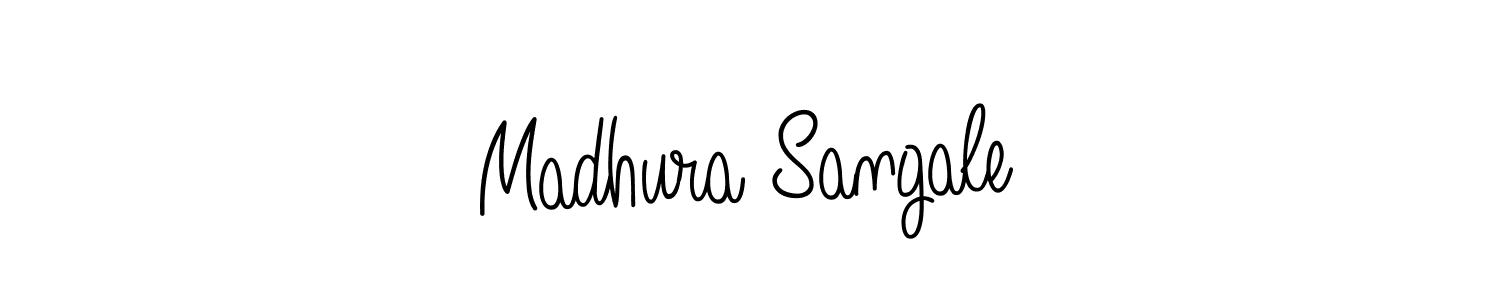 Also we have Madhura Sangale name is the best signature style. Create professional handwritten signature collection using Angelique-Rose-font-FFP autograph style. Madhura Sangale signature style 5 images and pictures png