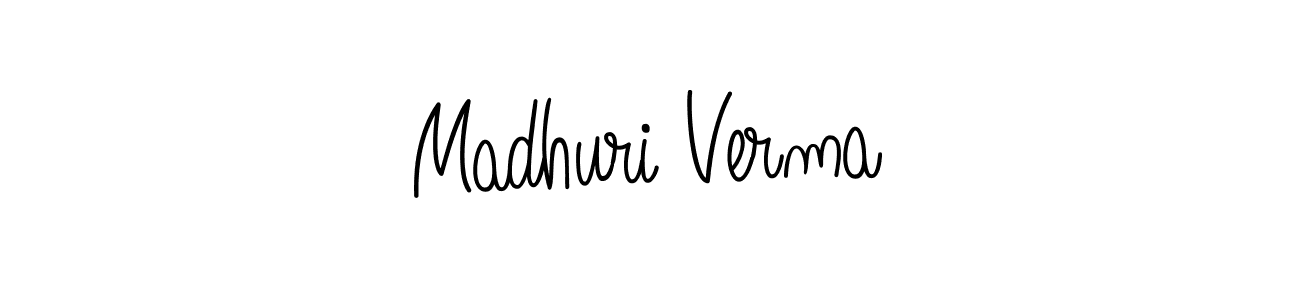 Make a beautiful signature design for name Madhuri Verma. Use this online signature maker to create a handwritten signature for free. Madhuri Verma signature style 5 images and pictures png