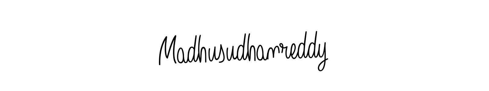 Also we have Madhusudhanreddy name is the best signature style. Create professional handwritten signature collection using Angelique-Rose-font-FFP autograph style. Madhusudhanreddy signature style 5 images and pictures png