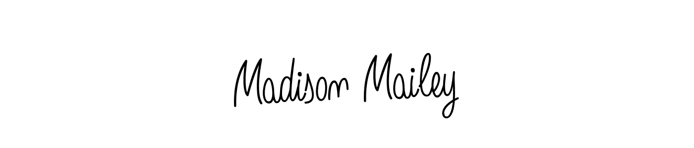 Design your own signature with our free online signature maker. With this signature software, you can create a handwritten (Angelique-Rose-font-FFP) signature for name Madison Mailey. Madison Mailey signature style 5 images and pictures png