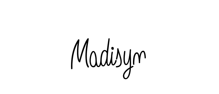 You should practise on your own different ways (Angelique-Rose-font-FFP) to write your name (Madisyn) in signature. don't let someone else do it for you. Madisyn signature style 5 images and pictures png