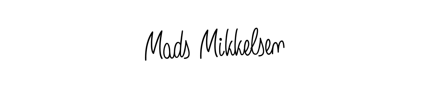 Use a signature maker to create a handwritten signature online. With this signature software, you can design (Angelique-Rose-font-FFP) your own signature for name Mads Mikkelsen. Mads Mikkelsen signature style 5 images and pictures png