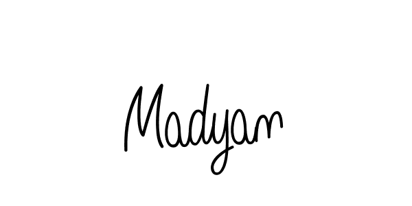 Check out images of Autograph of Madyan name. Actor Madyan Signature Style. Angelique-Rose-font-FFP is a professional sign style online. Madyan signature style 5 images and pictures png