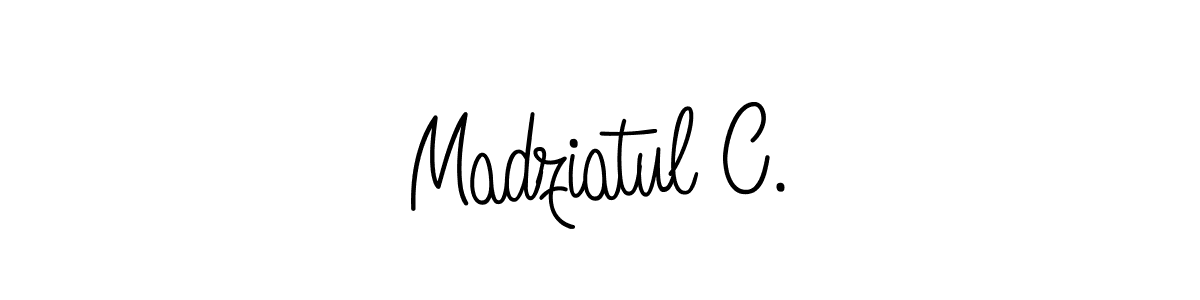 Similarly Angelique-Rose-font-FFP is the best handwritten signature design. Signature creator online .You can use it as an online autograph creator for name Madziatul C.. Madziatul C. signature style 5 images and pictures png