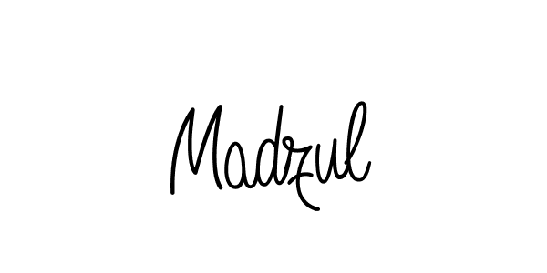 Make a beautiful signature design for name Madzul. With this signature (Angelique-Rose-font-FFP) style, you can create a handwritten signature for free. Madzul signature style 5 images and pictures png