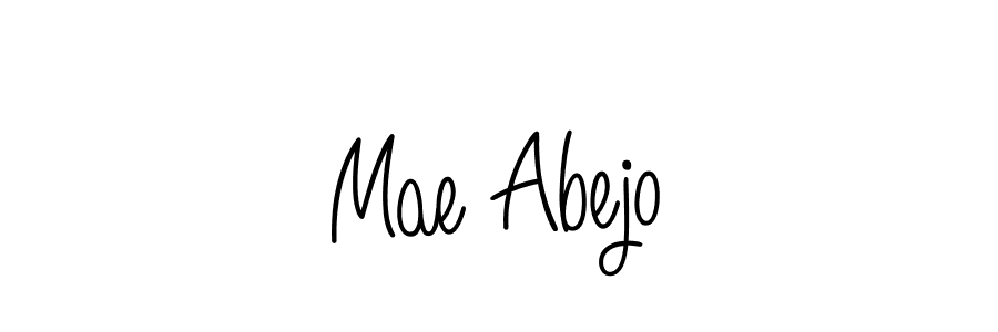 How to Draw Mae Abejo signature style? Angelique-Rose-font-FFP is a latest design signature styles for name Mae Abejo. Mae Abejo signature style 5 images and pictures png