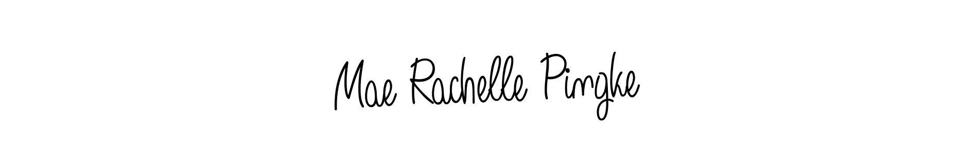 Make a short Mae Rachelle Pingke signature style. Manage your documents anywhere anytime using Angelique-Rose-font-FFP. Create and add eSignatures, submit forms, share and send files easily. Mae Rachelle Pingke signature style 5 images and pictures png