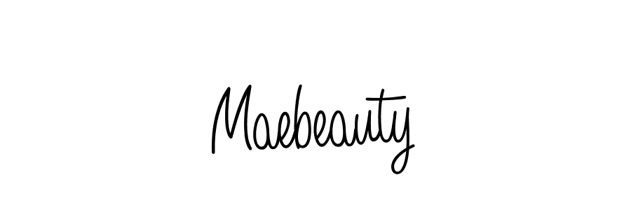The best way (Angelique-Rose-font-FFP) to make a short signature is to pick only two or three words in your name. The name Maebeauty include a total of six letters. For converting this name. Maebeauty signature style 5 images and pictures png