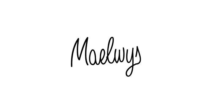 How to Draw Maelwys signature style? Angelique-Rose-font-FFP is a latest design signature styles for name Maelwys. Maelwys signature style 5 images and pictures png