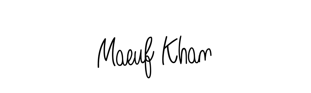 Also we have Maeuf Khan name is the best signature style. Create professional handwritten signature collection using Angelique-Rose-font-FFP autograph style. Maeuf Khan signature style 5 images and pictures png