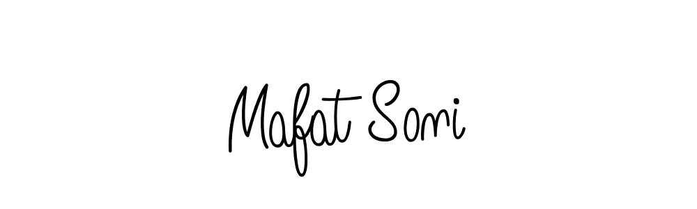 Make a beautiful signature design for name Mafat Soni. With this signature (Angelique-Rose-font-FFP) style, you can create a handwritten signature for free. Mafat Soni signature style 5 images and pictures png
