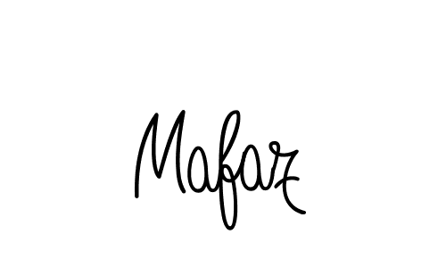 Design your own signature with our free online signature maker. With this signature software, you can create a handwritten (Angelique-Rose-font-FFP) signature for name Mafaz. Mafaz signature style 5 images and pictures png