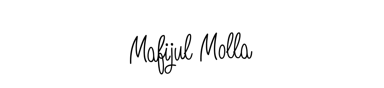 You should practise on your own different ways (Angelique-Rose-font-FFP) to write your name (Mafijul Molla) in signature. don't let someone else do it for you. Mafijul Molla signature style 5 images and pictures png