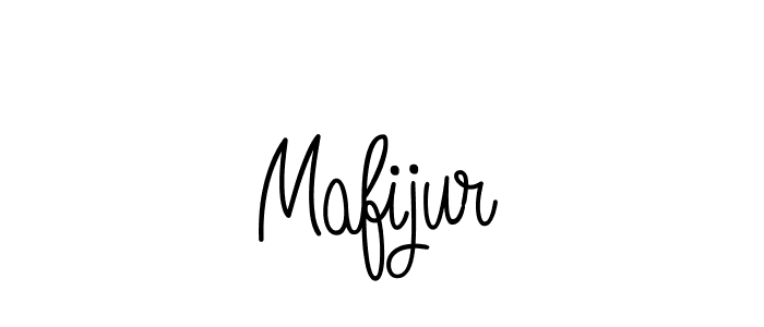 You should practise on your own different ways (Angelique-Rose-font-FFP) to write your name (Mafijur) in signature. don't let someone else do it for you. Mafijur signature style 5 images and pictures png