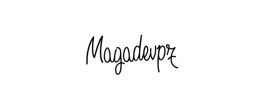 Also we have Magadevpz name is the best signature style. Create professional handwritten signature collection using Angelique-Rose-font-FFP autograph style. Magadevpz signature style 5 images and pictures png