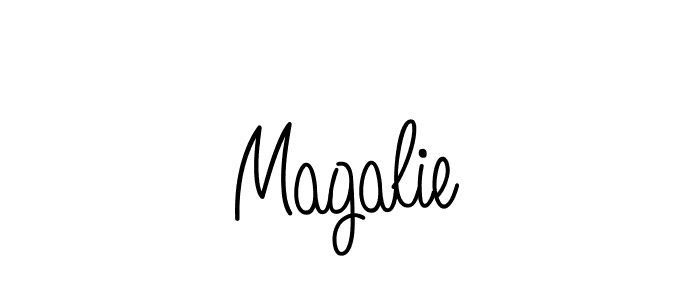 Make a beautiful signature design for name Magalie. Use this online signature maker to create a handwritten signature for free. Magalie signature style 5 images and pictures png