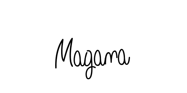 Make a beautiful signature design for name Magana. Use this online signature maker to create a handwritten signature for free. Magana signature style 5 images and pictures png