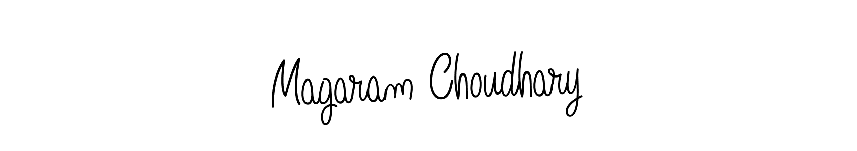 Once you've used our free online signature maker to create your best signature Angelique-Rose-font-FFP style, it's time to enjoy all of the benefits that Magaram Choudhary name signing documents. Magaram Choudhary signature style 5 images and pictures png