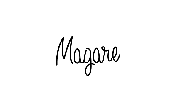 How to make Magare signature? Angelique-Rose-font-FFP is a professional autograph style. Create handwritten signature for Magare name. Magare signature style 5 images and pictures png