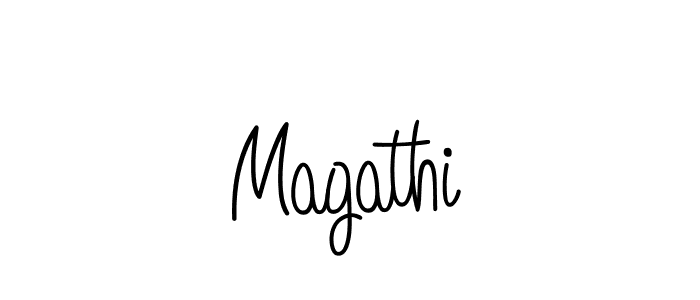 Also we have Magathi name is the best signature style. Create professional handwritten signature collection using Angelique-Rose-font-FFP autograph style. Magathi signature style 5 images and pictures png