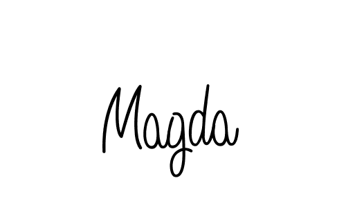 Check out images of Autograph of Magda name. Actor Magda Signature Style. Angelique-Rose-font-FFP is a professional sign style online. Magda signature style 5 images and pictures png