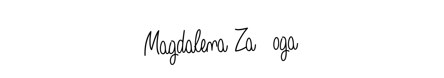 Also You can easily find your signature by using the search form. We will create Magdalena Załoga name handwritten signature images for you free of cost using Angelique-Rose-font-FFP sign style. Magdalena Załoga signature style 5 images and pictures png