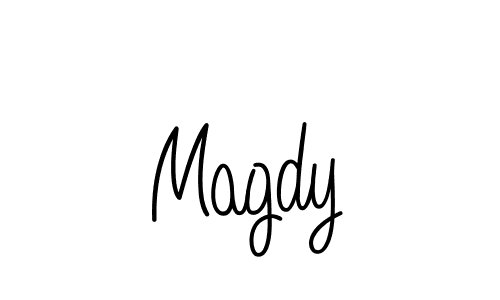 Also we have Magdy name is the best signature style. Create professional handwritten signature collection using Angelique-Rose-font-FFP autograph style. Magdy signature style 5 images and pictures png