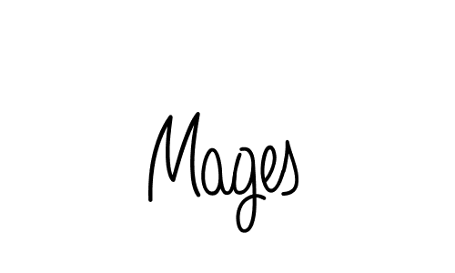 You should practise on your own different ways (Angelique-Rose-font-FFP) to write your name (Mages) in signature. don't let someone else do it for you. Mages signature style 5 images and pictures png