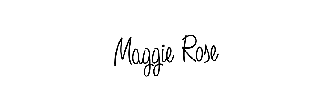 The best way (Angelique-Rose-font-FFP) to make a short signature is to pick only two or three words in your name. The name Maggie Rose include a total of six letters. For converting this name. Maggie Rose signature style 5 images and pictures png