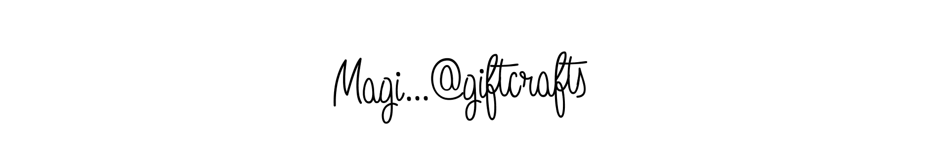 Also You can easily find your signature by using the search form. We will create Magi...@giftcrafts  name handwritten signature images for you free of cost using Angelique-Rose-font-FFP sign style. Magi...@giftcrafts  signature style 5 images and pictures png