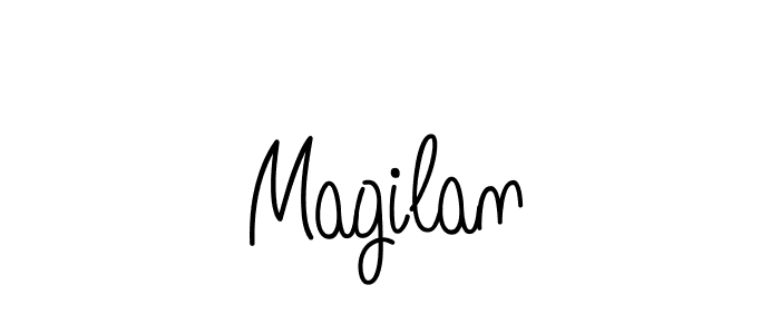 Angelique-Rose-font-FFP is a professional signature style that is perfect for those who want to add a touch of class to their signature. It is also a great choice for those who want to make their signature more unique. Get Magilan name to fancy signature for free. Magilan signature style 5 images and pictures png